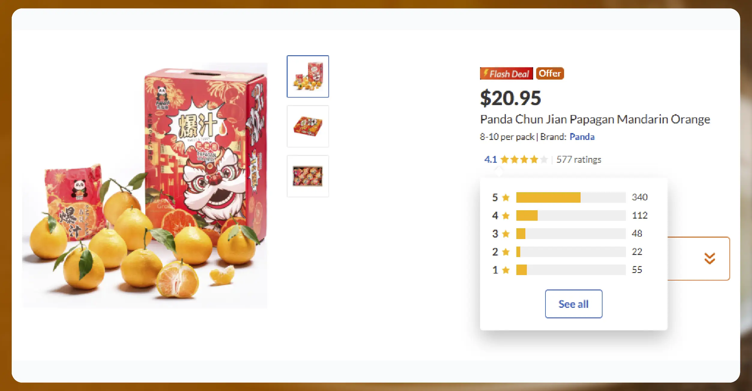 Understanding the FairPrice Top Rated Products Dataset